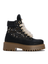 STARBOOT CUSTOM — Dark Stud Black