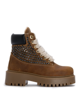 STARBOOT CUSTOM — Braune Edition mit Pyramidennieten