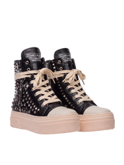 CALIPSO COCO - Black Cross Studs