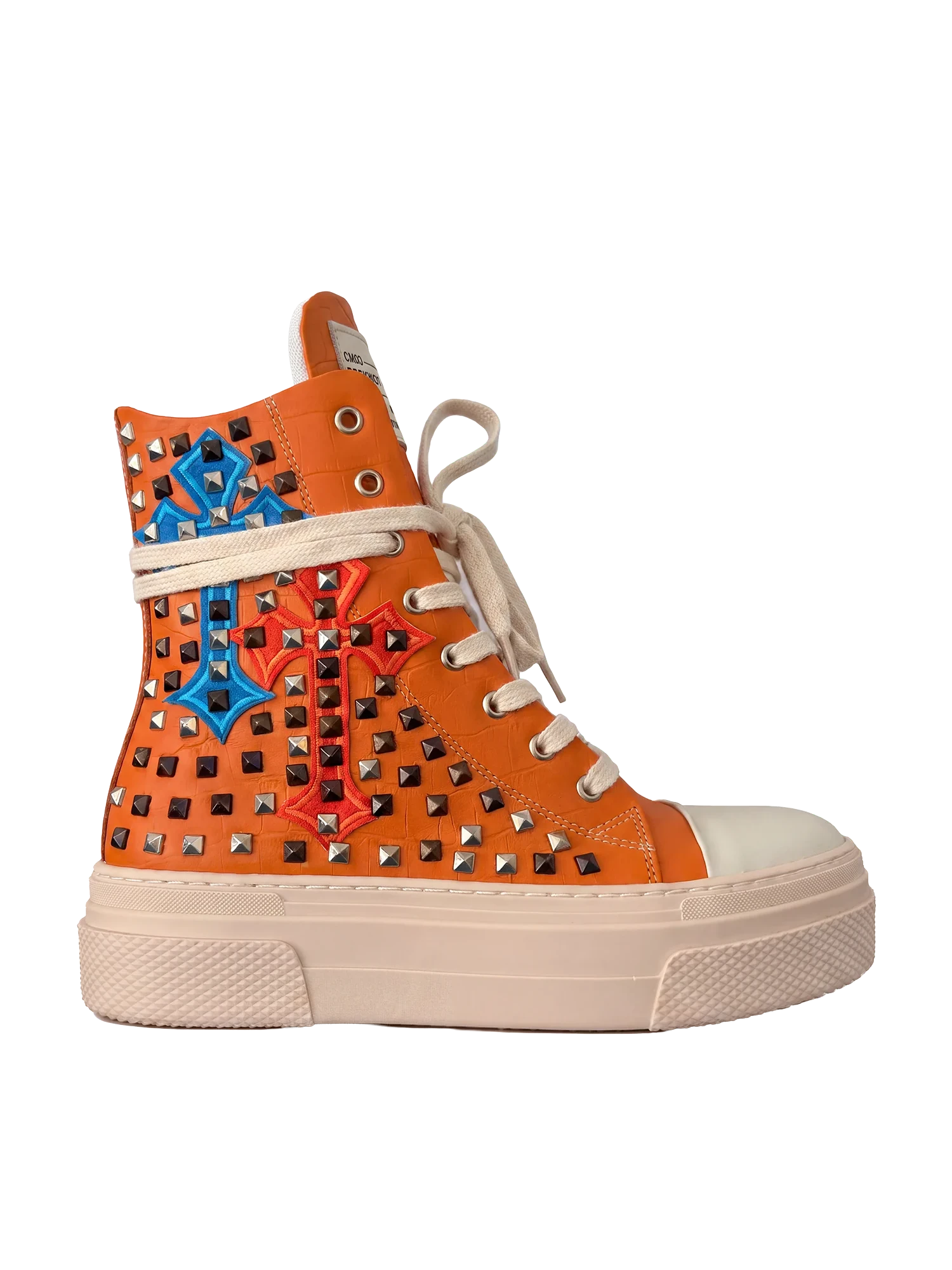 CALIPSO COCO — Orange mit Kreuzen und Nieten