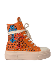 CALIPSO COCO — Orange mit Kreuzen und Nieten
