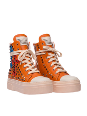 CALIPSO COCO — Orange mit Kreuzen und Nieten