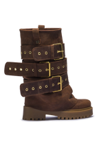 CHUNKY – Édition ceinture marron foncé