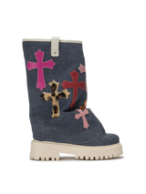 CHUNKY CROSS – Denim Blu