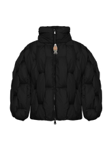 GLACIER PUFFER – Tissage noir