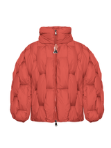 GLACIER PUFFER – Tissage orange