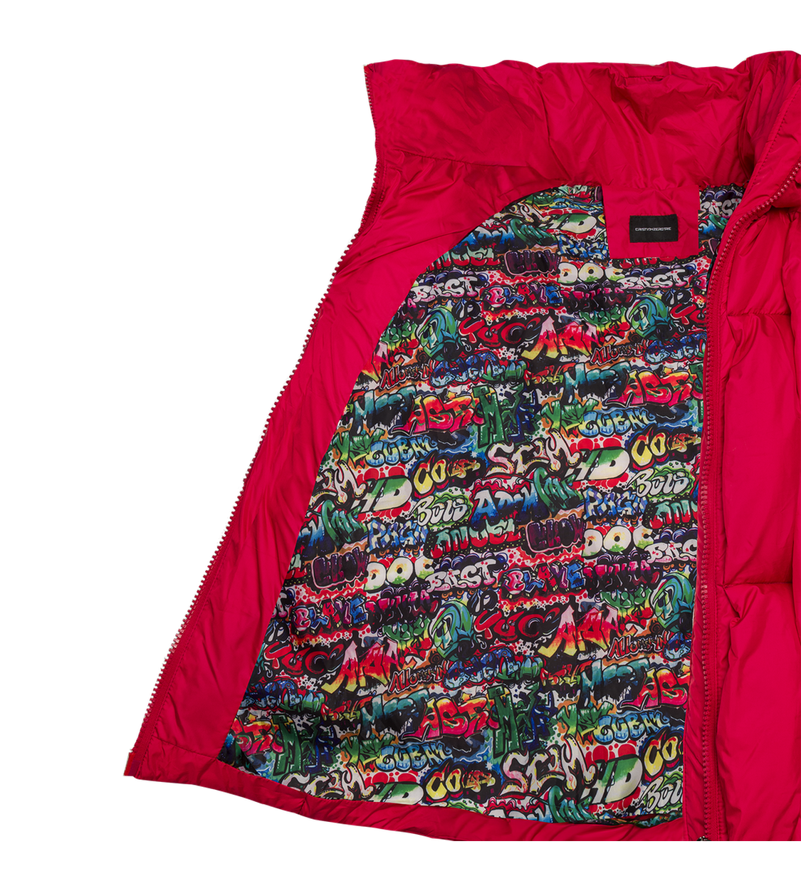 Glacier Puffer – Red Weave-Outwear-CRISTIANZEROTRE