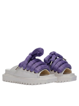 Sandale — Leder Creme — LT Glyzinie