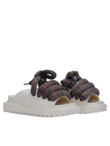 Sandale — Cuir crème — LT Multicolore