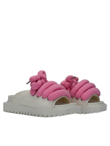 Sandale — Leder Creme — LT Pink