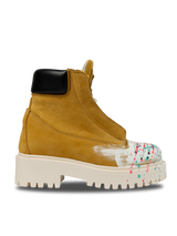 STARBOOT — Handbearbeitetes Nubukleder — Beige
