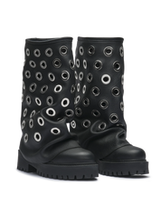 CHUNKY – Black Silver Giant Eyelets Edition