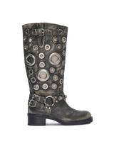 SOVEREIGN – Washed Black Leather