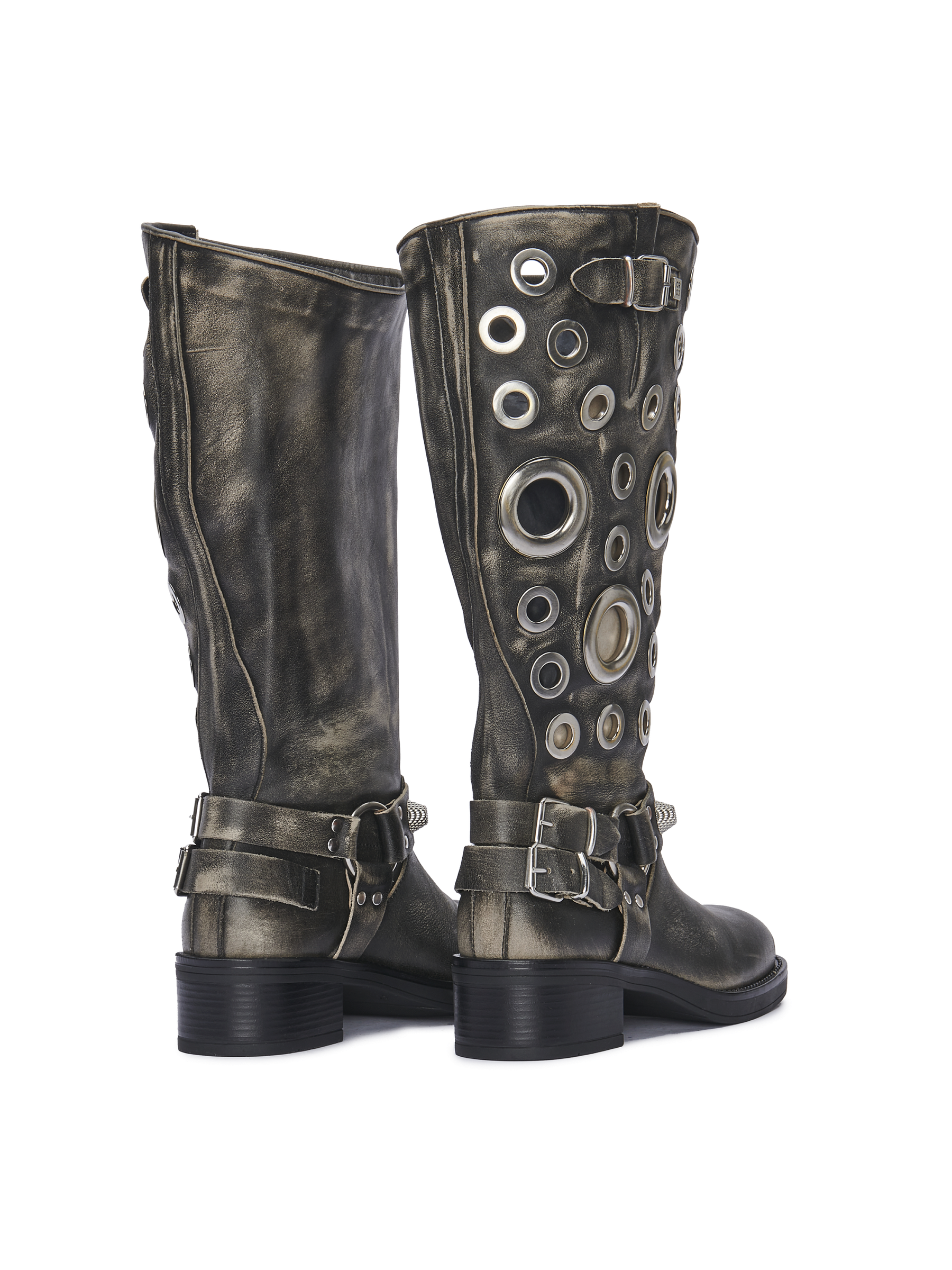 SOVEREIGN – Washed Black Leather