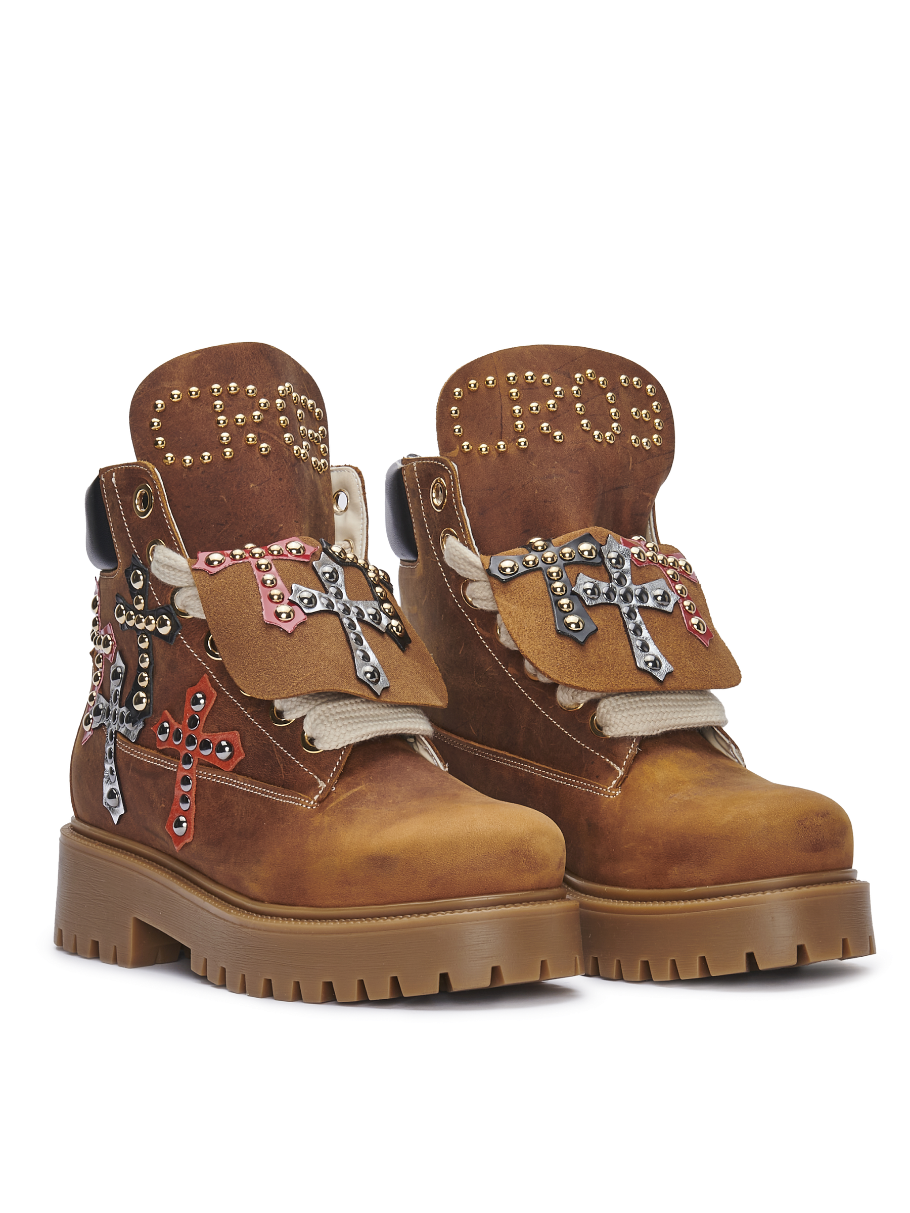 STARBOOT CUSTOM – Cuir clouté croix