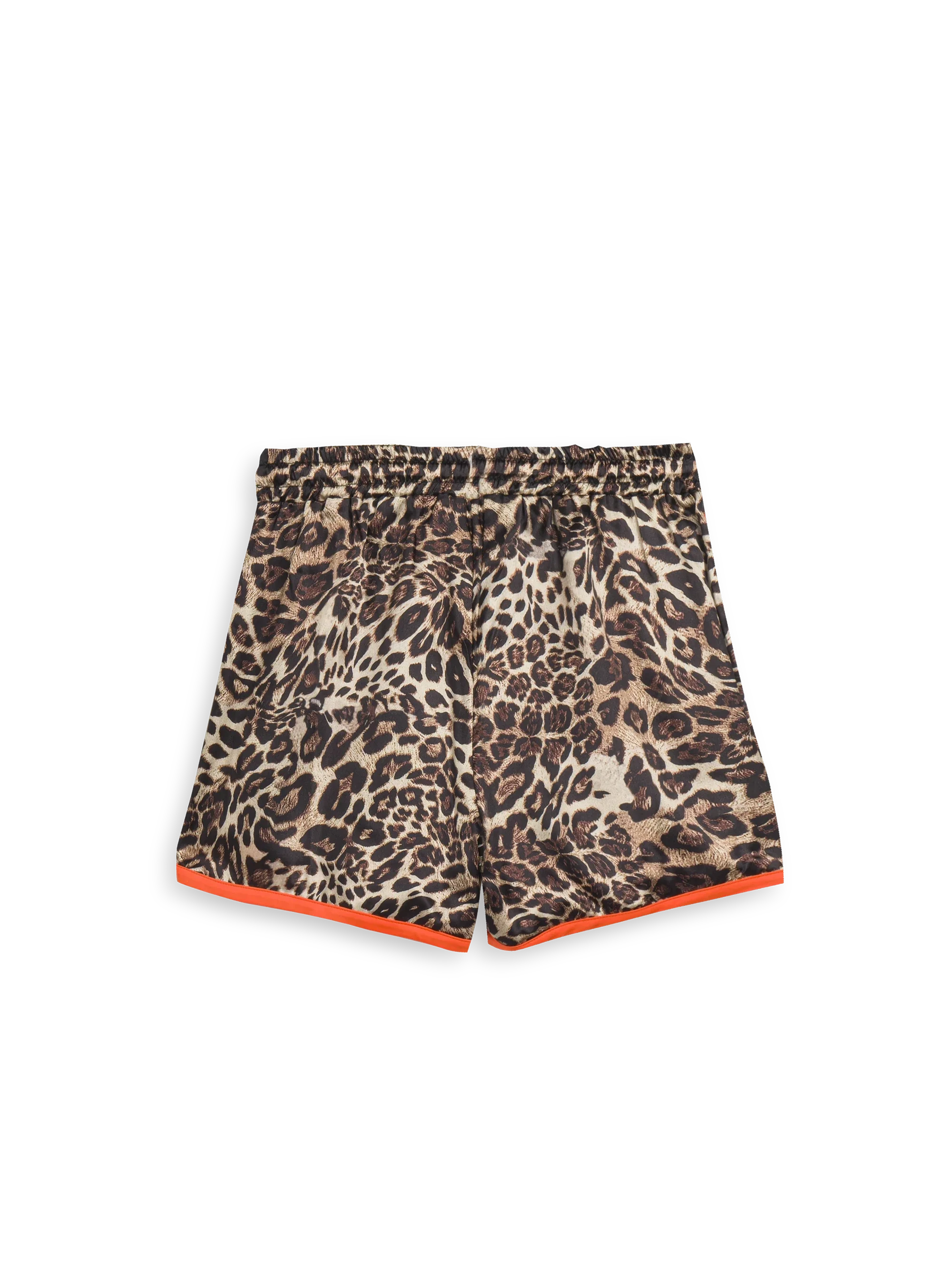 CR03 Shorts mit Leopardenprint — Orange
