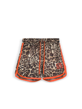 CR03 Shorts mit Leopardenprint — Orange
